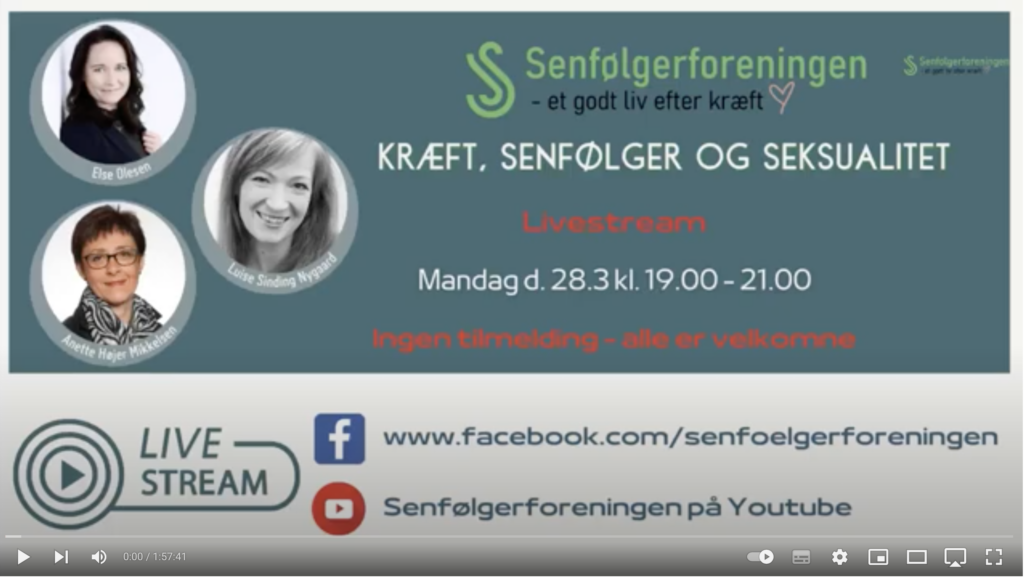 webinar med Else O og senfølgerforeningen